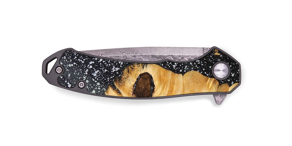 EDC Wood+Resin Pocket Knife - Stefanie (Cosmos, 695014)