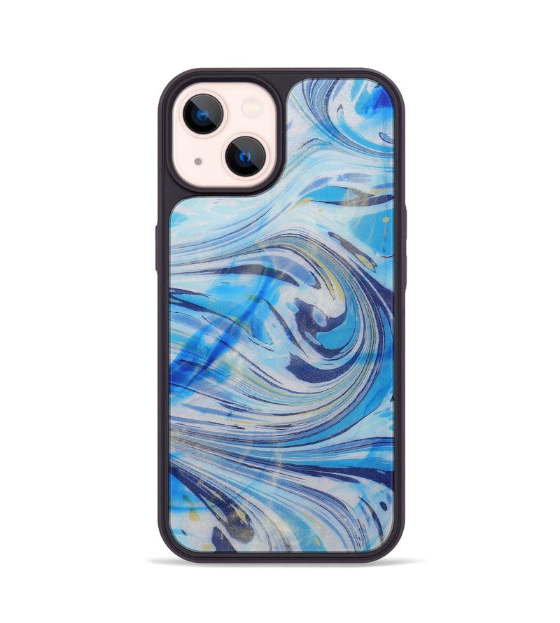iPhone 14 Wood+Resin Phone Case - Guadalupe (Pattern, 695104)