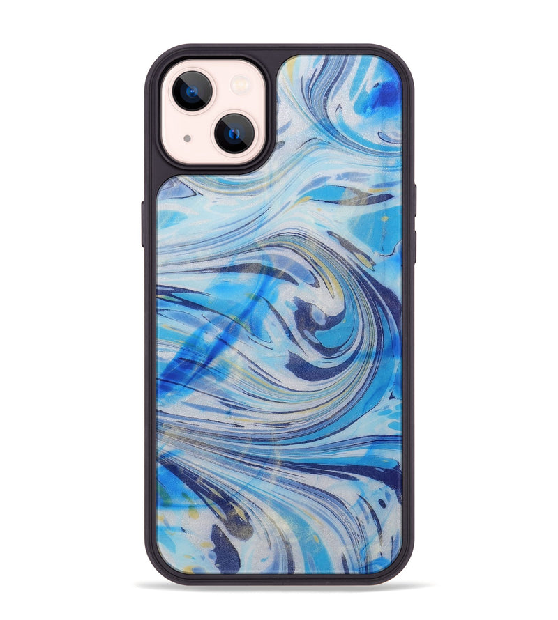 iPhone 14 Plus Wood+Resin Phone Case - Guadalupe (Pattern, 695104)