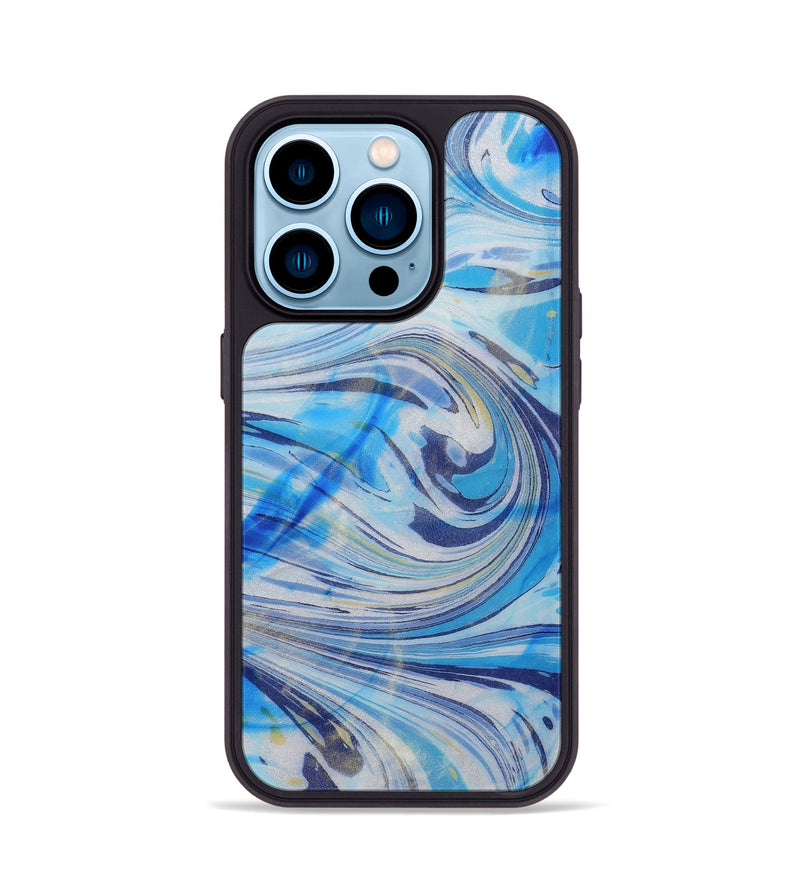 iPhone 14 Pro Wood+Resin Phone Case - Guadalupe (Pattern, 695104)