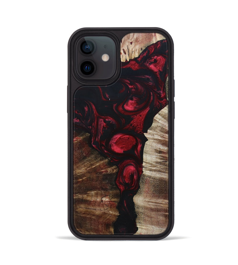 iPhone 12 Wood+Resin Phone Case - Pedro (Mosaic, 695158)