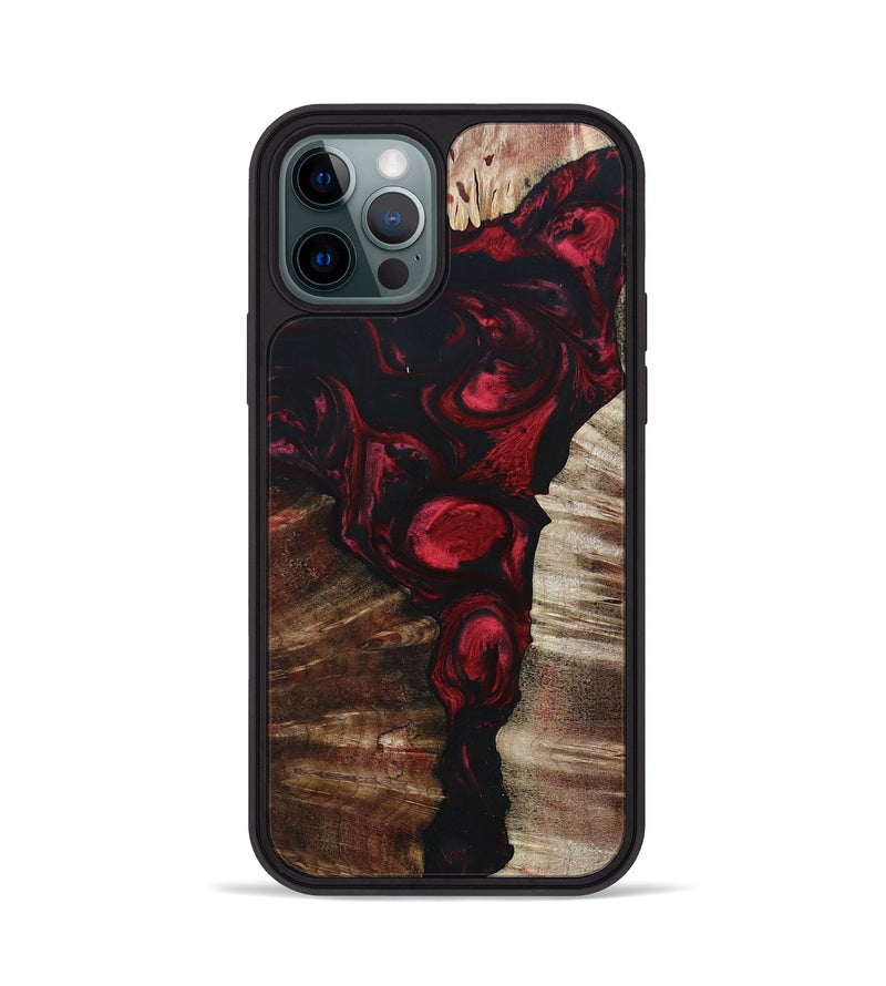iPhone 12 Pro Wood+Resin Phone Case - Pedro (Mosaic, 695158)