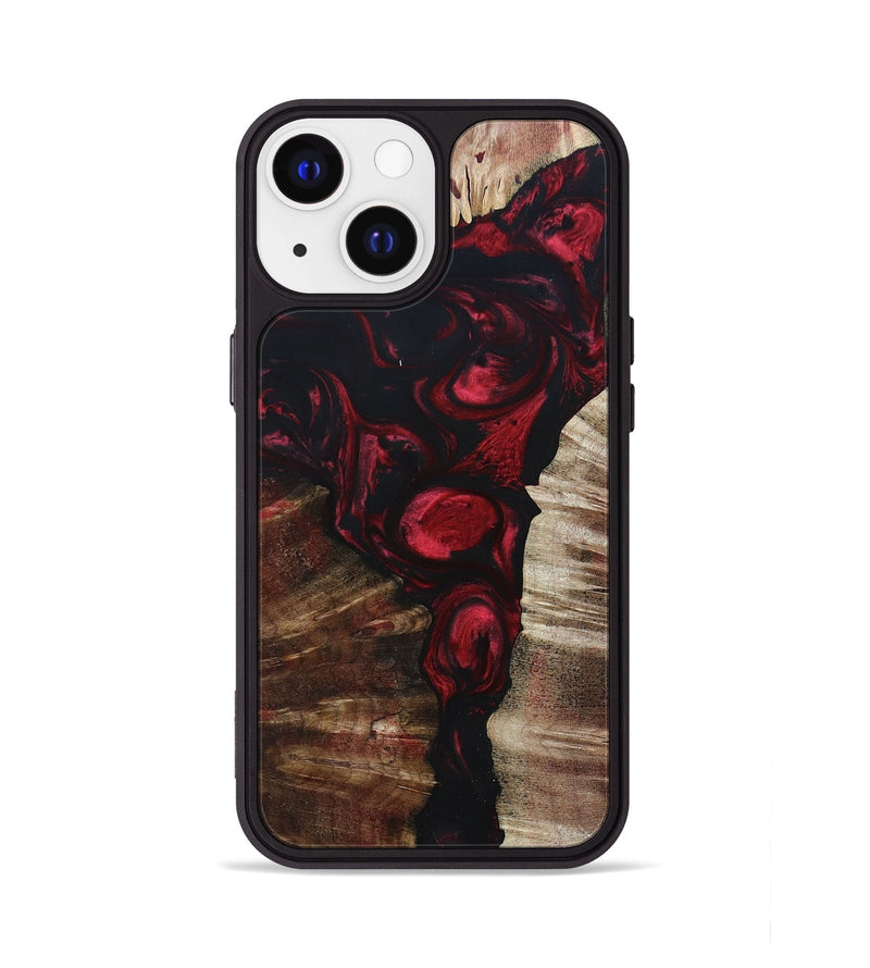 iPhone 13 Wood+Resin Phone Case - Pedro (Mosaic, 695158)
