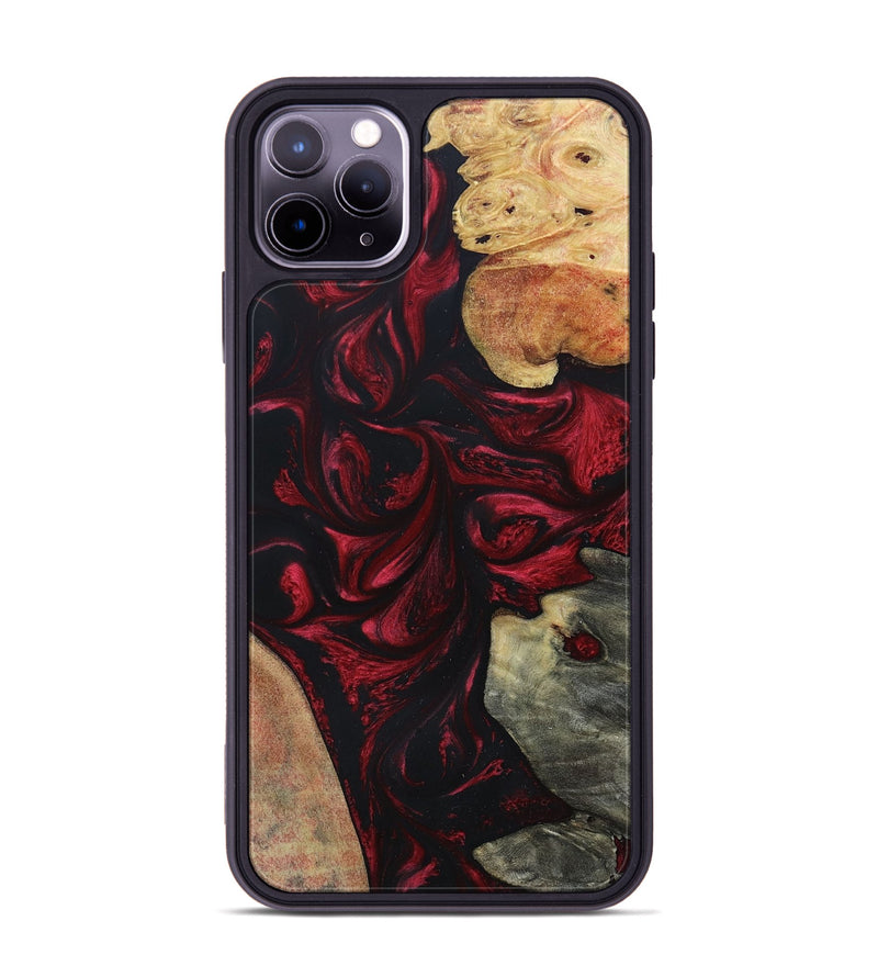iPhone 11 Pro Max Wood+Resin Phone Case - Jaime (Mosaic, 695161)