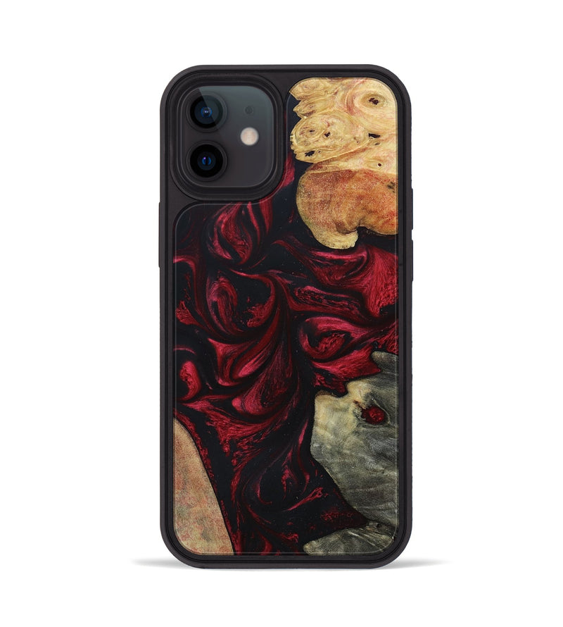 iPhone 12 Wood+Resin Phone Case - Jaime (Mosaic, 695161)
