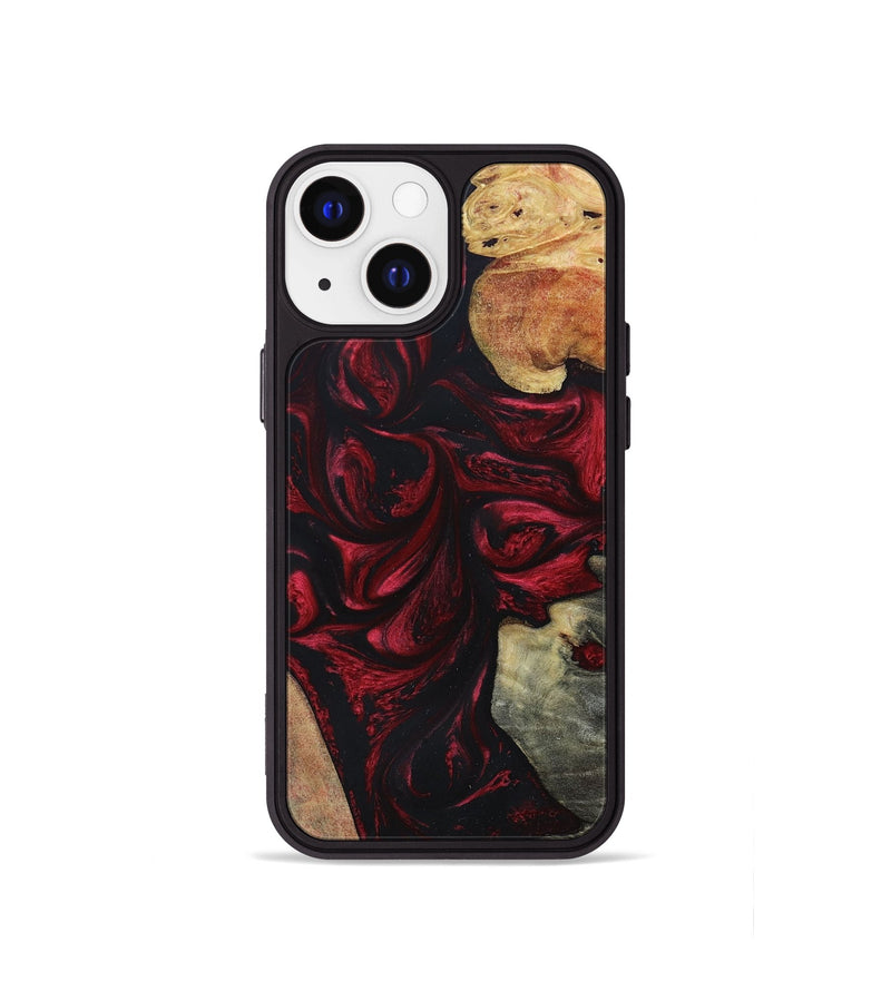 iPhone 13 mini Wood+Resin Phone Case - Jaime (Mosaic, 695161)