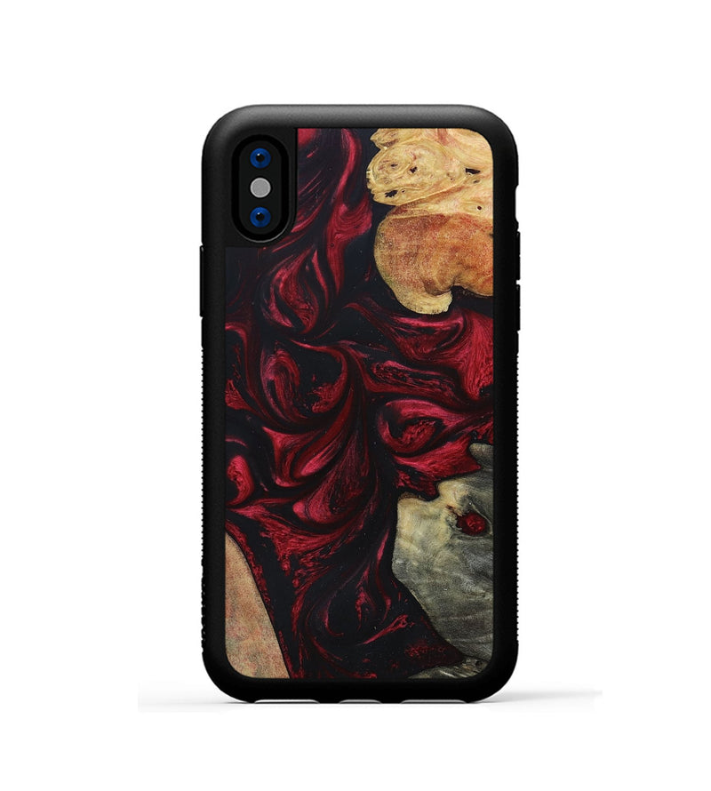 iPhone Xs Wood+Resin Phone Case - Jaime (Mosaic, 695161)
