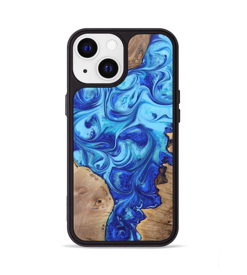 iPhone 13 Wood+Resin Phone Case - Kassandra (Mosaic, 695162)