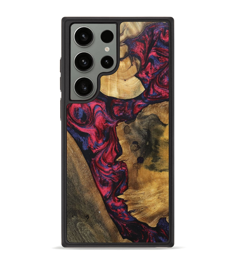 Galaxy S23 Ultra Wood+Resin Phone Case - Millie (Mosaic, 695163)