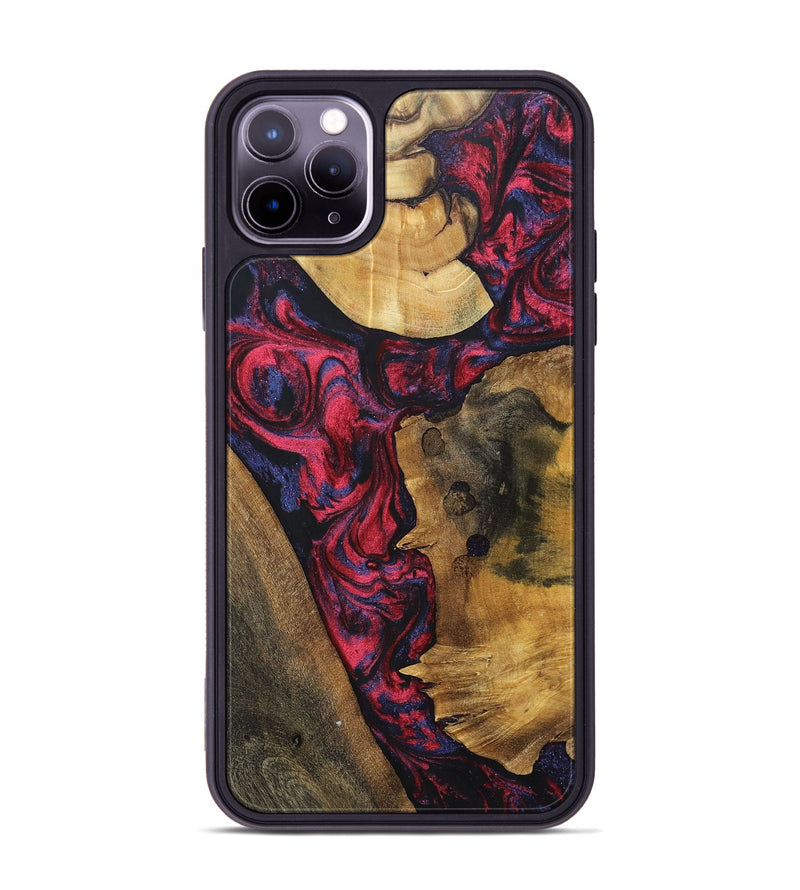 iPhone 11 Pro Max Wood+Resin Phone Case - Millie (Mosaic, 695163)
