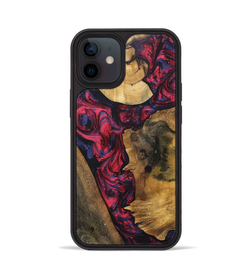 iPhone 12 Wood+Resin Phone Case - Millie (Mosaic, 695163)