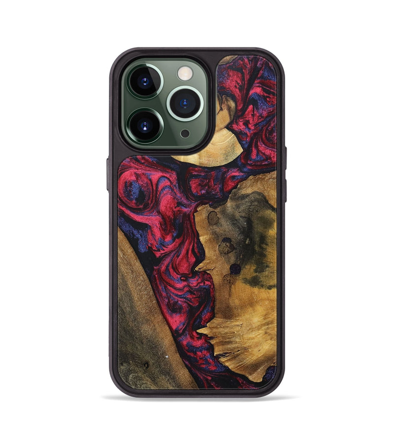 iPhone 13 Pro Wood+Resin Phone Case - Millie (Mosaic, 695163)