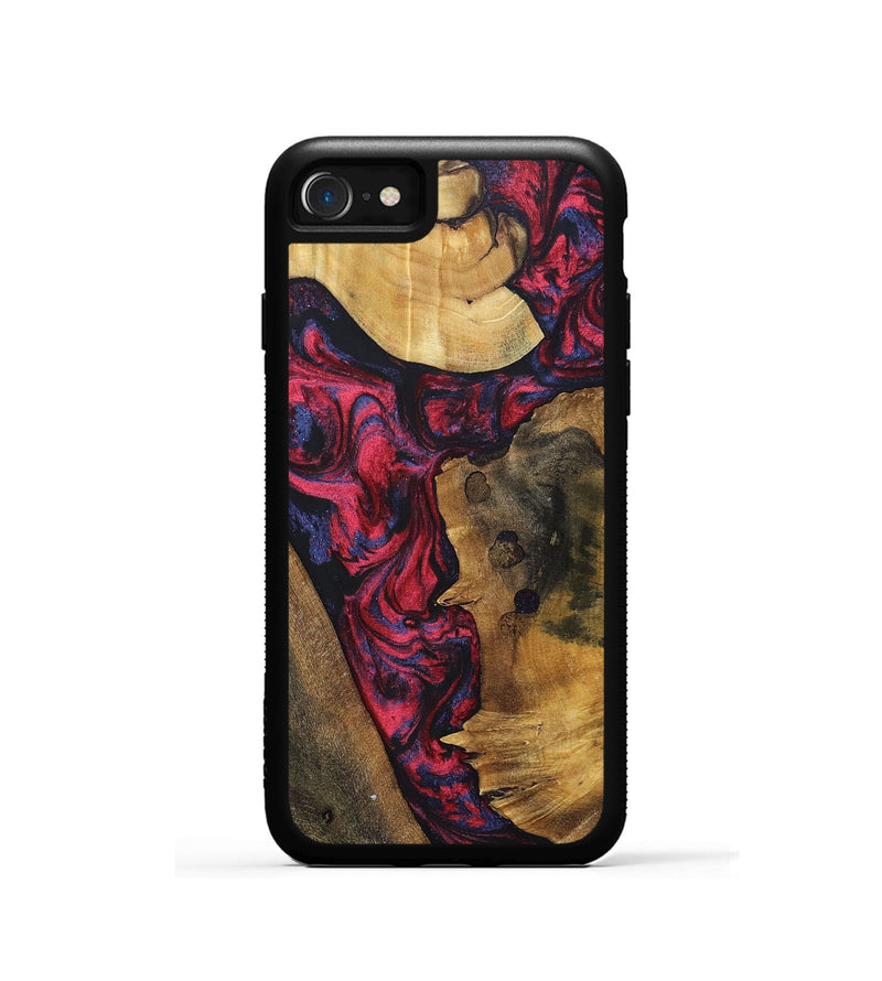 iPhone SE Wood+Resin Phone Case - Millie (Mosaic, 695163)