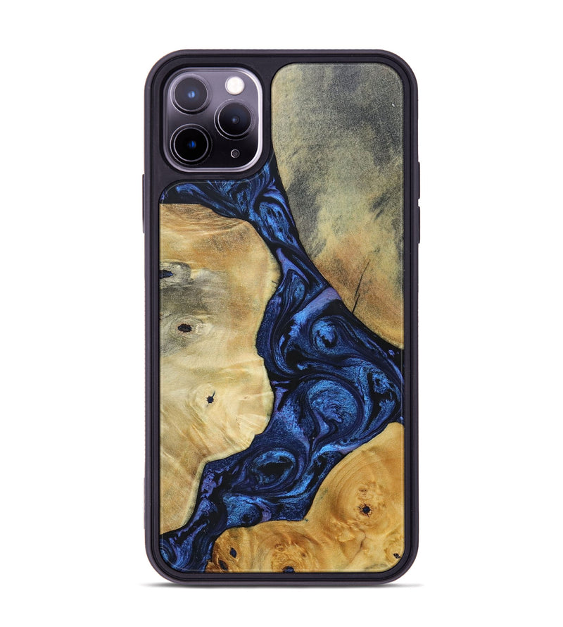 iPhone 11 Pro Max Wood+Resin Phone Case - Arnold (Mosaic, 695171)
