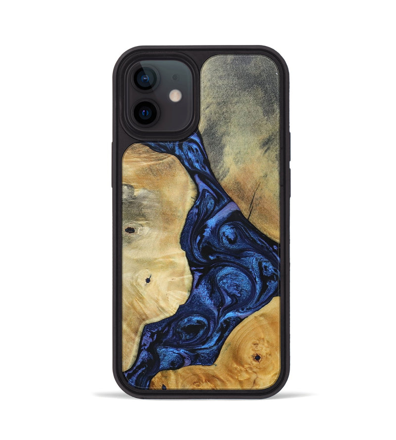 iPhone 12 Wood+Resin Phone Case - Arnold (Mosaic, 695171)