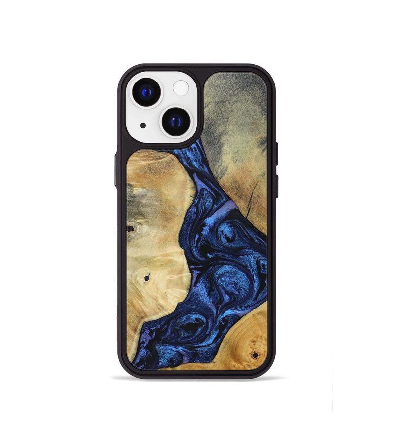 iPhone 13 mini Wood+Resin Phone Case - Arnold (Mosaic, 695171)