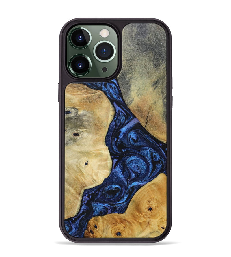 iPhone 13 Pro Max Wood+Resin Phone Case - Arnold (Mosaic, 695171)