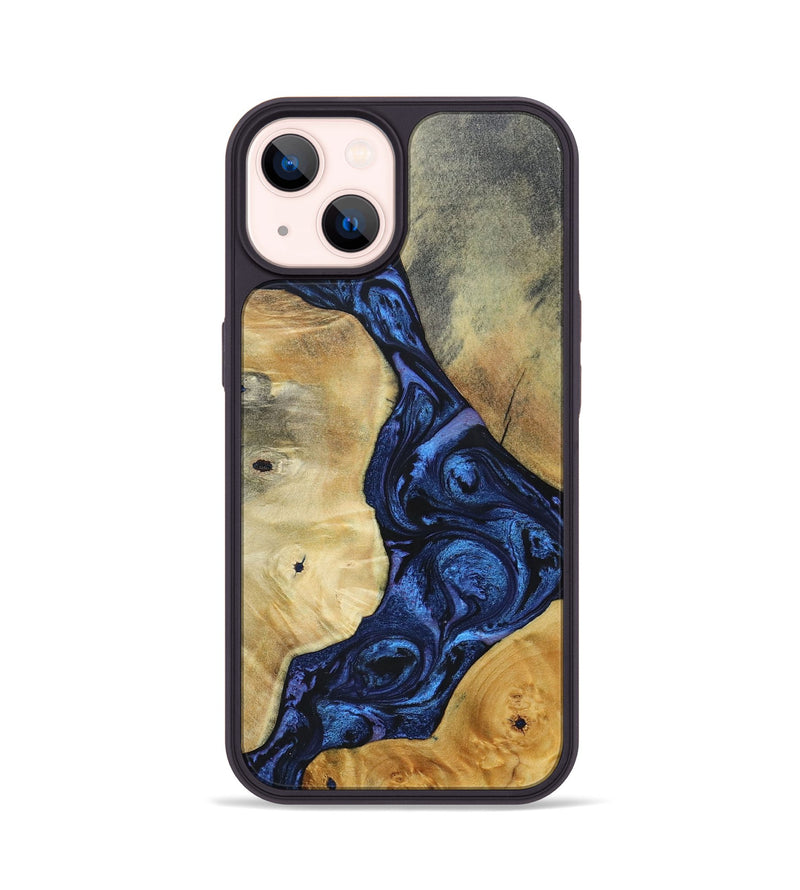 iPhone 14 Wood+Resin Phone Case - Arnold (Mosaic, 695171)