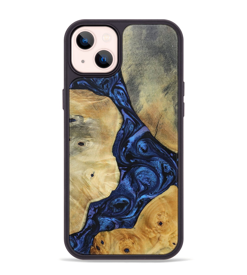 iPhone 14 Plus Wood+Resin Phone Case - Arnold (Mosaic, 695171)