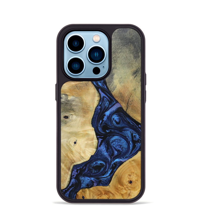iPhone 14 Pro Wood+Resin Phone Case - Arnold (Mosaic, 695171)