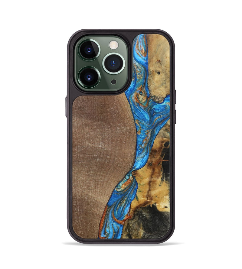 iPhone 13 Pro Wood+Resin Phone Case - Tyrone (Mosaic, 695176)
