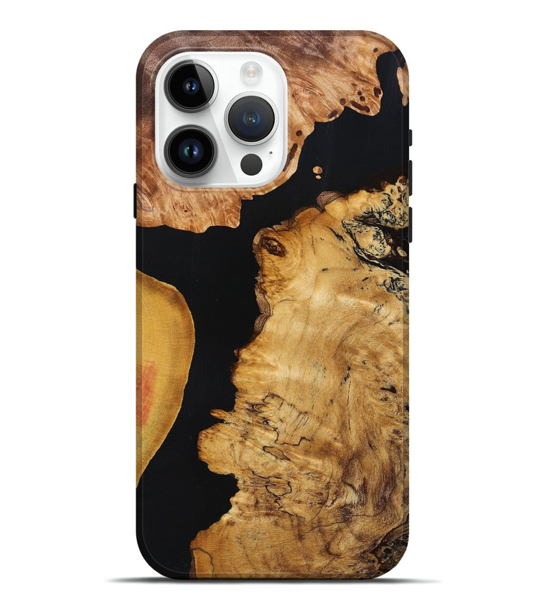 iPhone 15 Pro Max  Live Edge Phone Case - Zachariah (Pure Black, 695273)