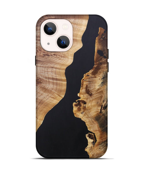 iPhone 14  Live Edge Phone Case - Darren (Pure Black, 695279)