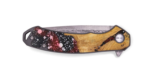 EDC Wood+Resin Pocket Knife - Tasha (Cosmos, 695403)
