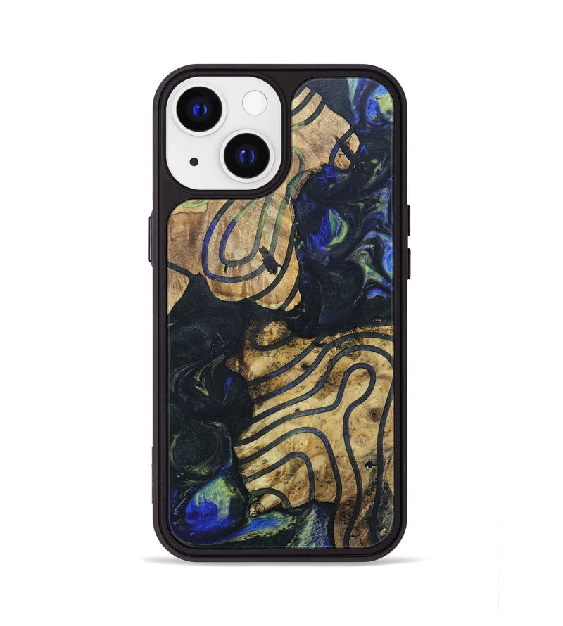 iPhone 13 Wood+Resin Phone Case - Joshua (Pattern, 695515)