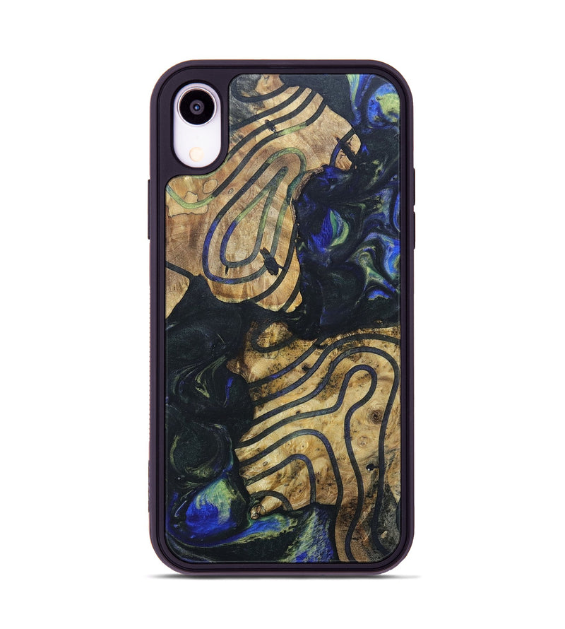 iPhone Xr Wood+Resin Phone Case - Joshua (Pattern, 695515)