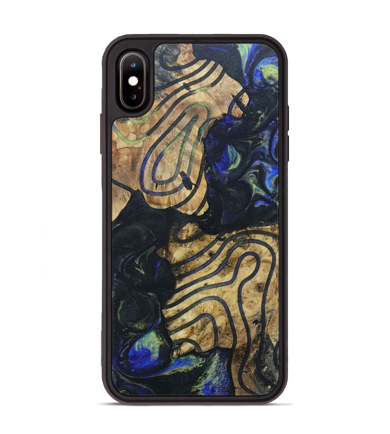 iPhone Xs Max Wood+Resin Phone Case - Joshua (Pattern, 695515)