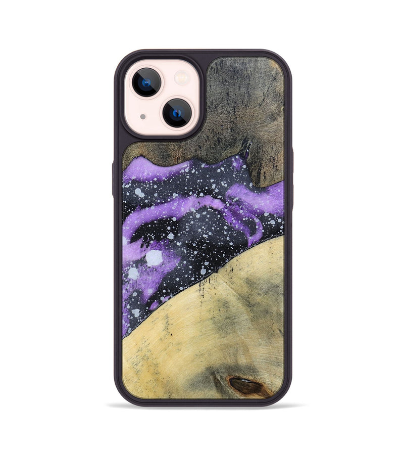 iPhone 14 Wood+Resin Phone Case - Mckinley (Cosmos, 695548)