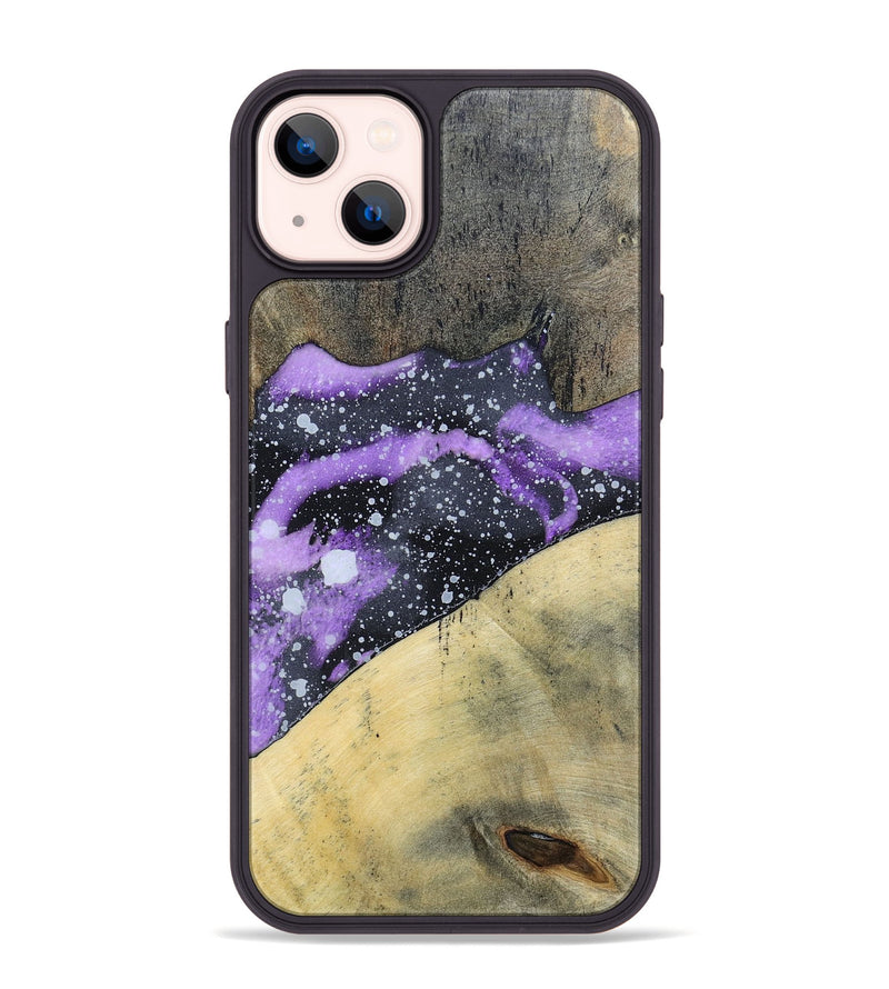 iPhone 14 Plus Wood+Resin Phone Case - Mckinley (Cosmos, 695548)