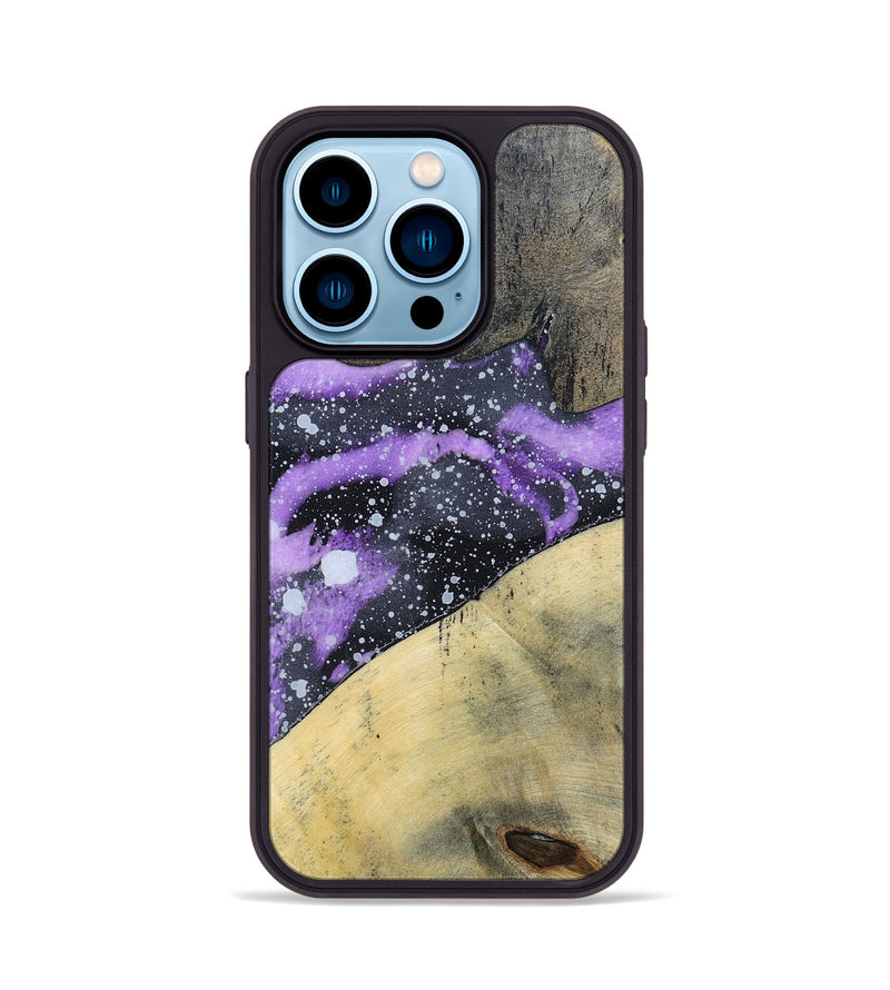 iPhone 14 Pro Wood+Resin Phone Case - Mckinley (Cosmos, 695548)