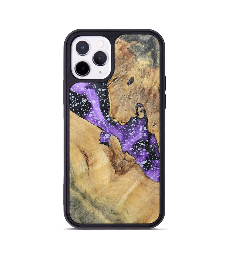 iPhone 11 Pro Wood+Resin Phone Case - Janice (Cosmos, 695549)
