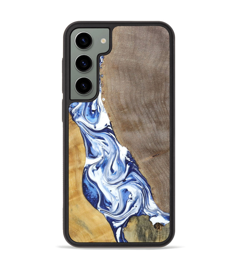 Galaxy S23 Plus Wood+Resin Phone Case - Reed (Mosaic, 695623)