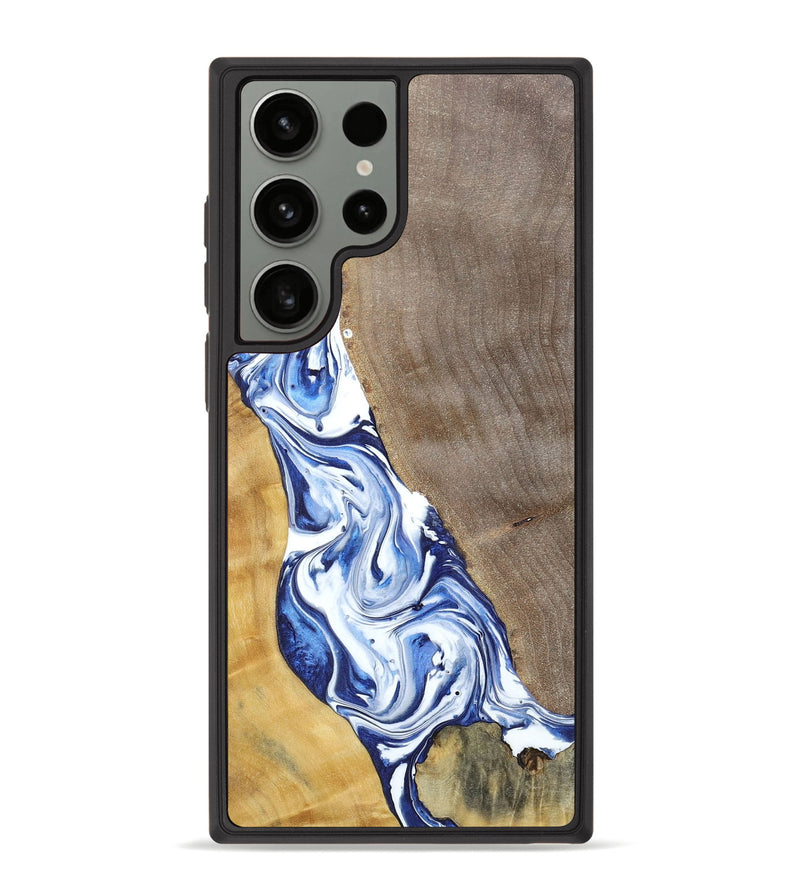 Galaxy S23 Ultra Wood+Resin Phone Case - Reed (Mosaic, 695623)