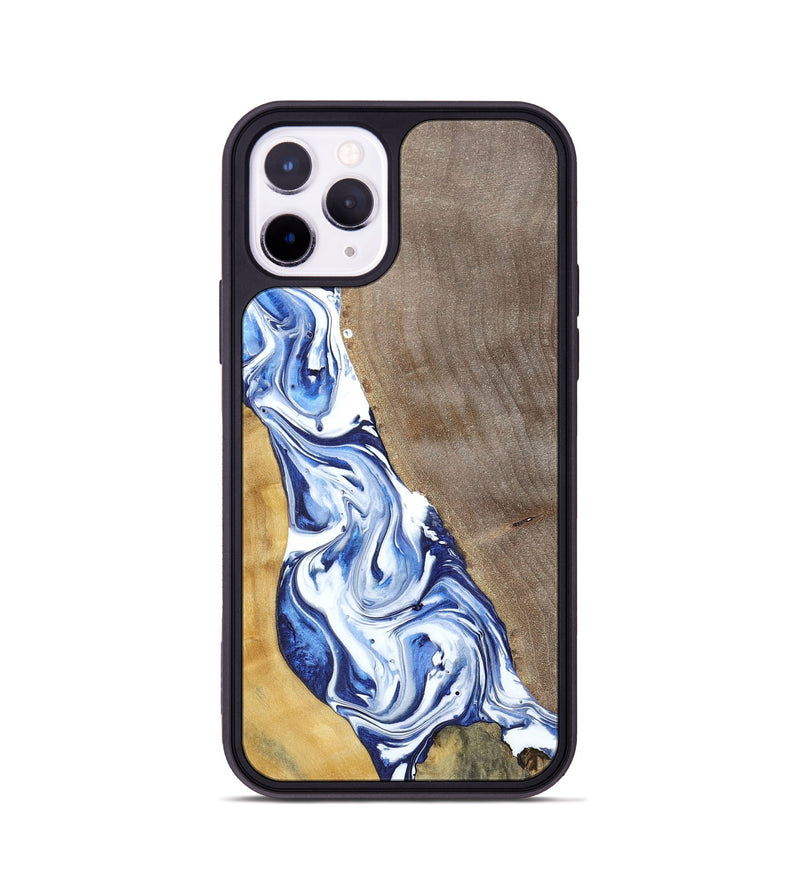 iPhone 11 Pro Wood+Resin Phone Case - Reed (Mosaic, 695623)
