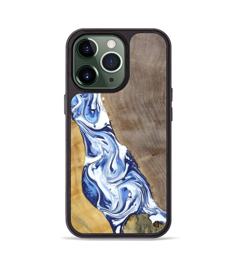 iPhone 13 Pro Wood+Resin Phone Case - Reed (Mosaic, 695623)