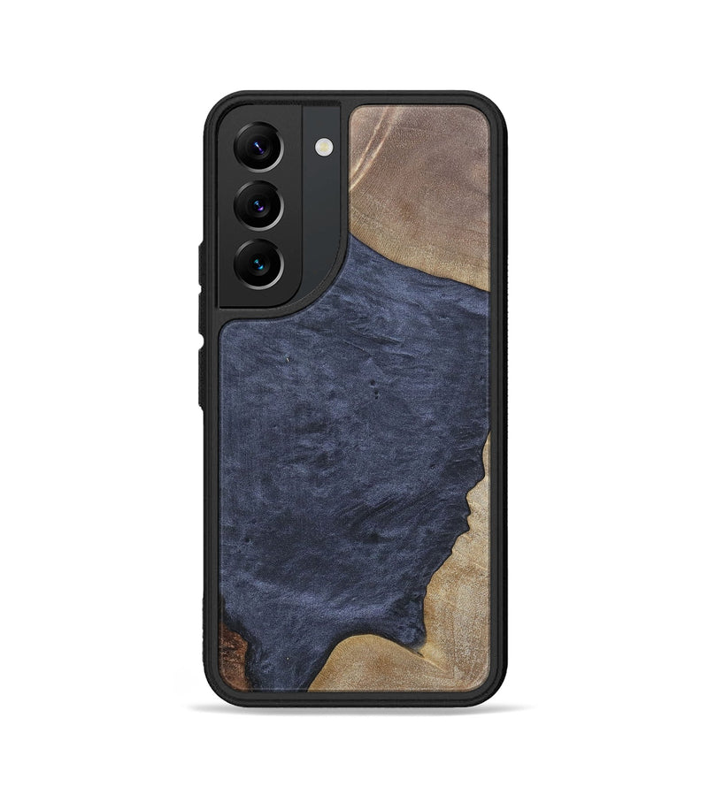 Galaxy S22 Wood+Resin Phone Case - Walker (Pure Black, 695657)