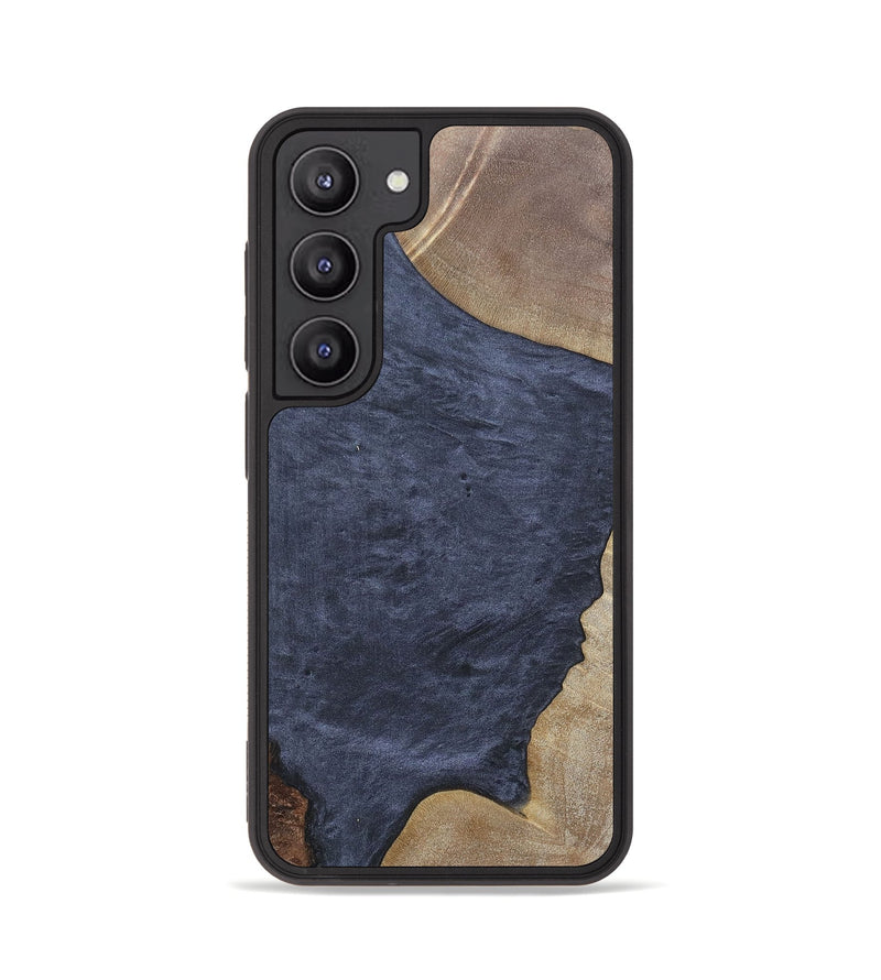 Galaxy S23 Wood+Resin Phone Case - Walker (Pure Black, 695657)