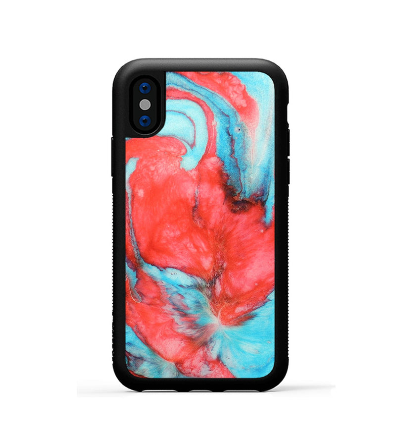 iPhone Xs Wood+Resin Phone Case - Harry (Watercolor, 695689)