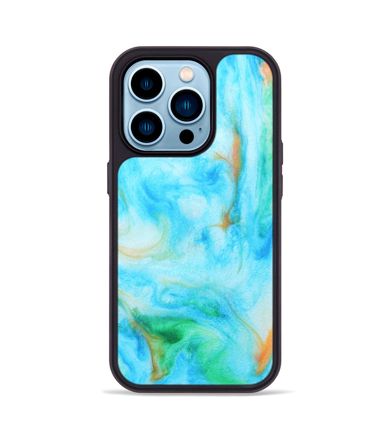 iPhone 14 Pro ResinArt Phone Case - Ann (Watercolor, 695692)
