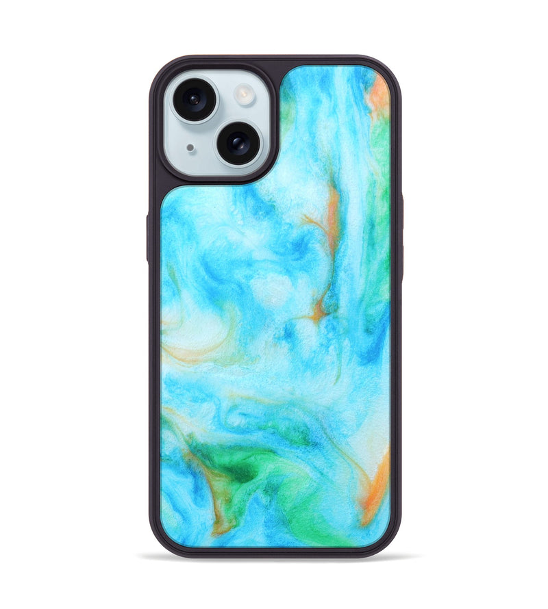 iPhone 15 ResinArt Phone Case - Ann (Watercolor, 695692)