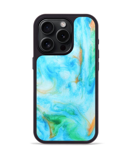 iPhone 15 Pro ResinArt Phone Case - Ann (Watercolor, 695692)
