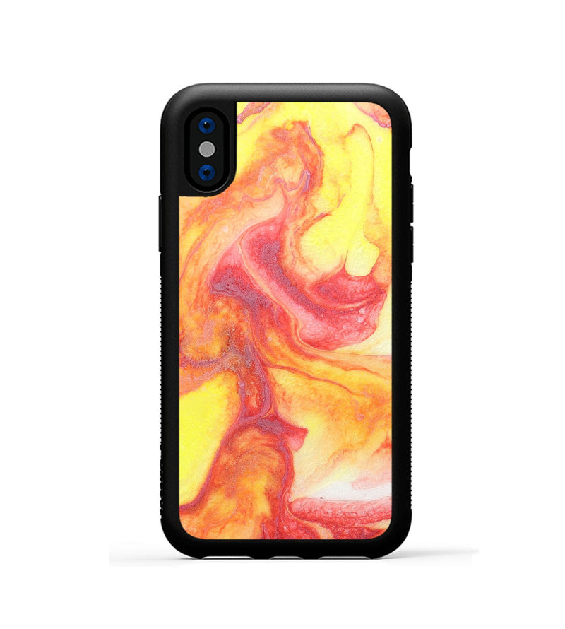 iPhone Xs ResinArt Phone Case - Rudy (Watercolor, 695695)
