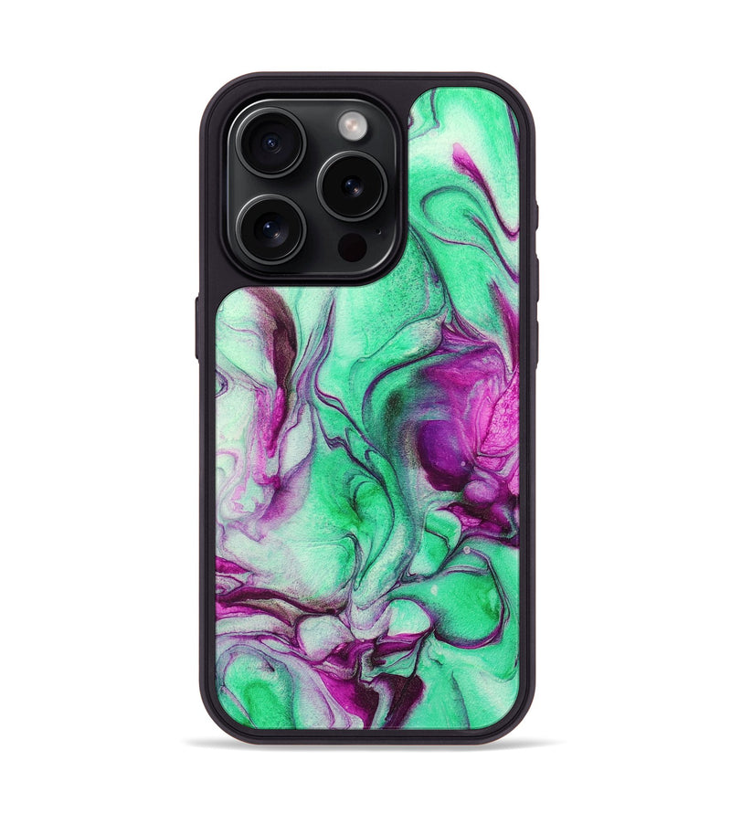 iPhone 15 Pro ResinArt Phone Case - Elsie (Watercolor, 695697)