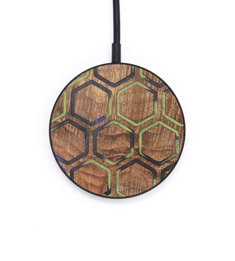 Circle Wood+Resin Wireless Charger - Marissa (Pattern, 695750)