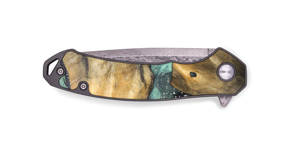 EDC Wood+Resin Pocket Knife - Marvin (Cosmos, 695765)
