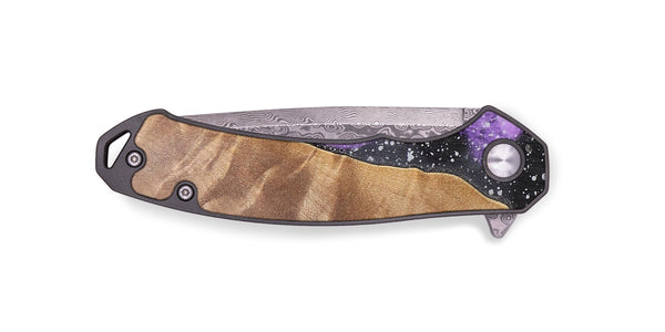 EDC Wood+Resin Pocket Knife - Londyn (Cosmos, 695770)